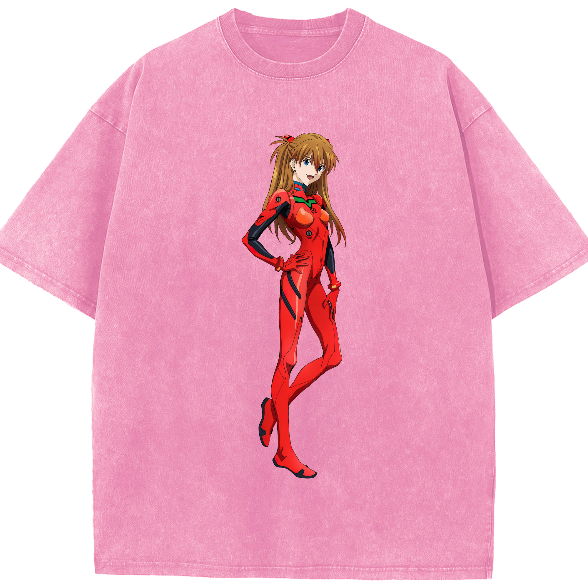 （画像用） EVA 新世紀エヴァンゲリオン 綿100% ヴィンテージ風 半袖Tシャツ（フロントプリント）